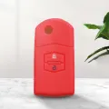 2 Buttons Silicone Remote Fob Flip Key Case Cover For Mazda M2 3 5 M6 8 Speed CX-5 CX7 CX-9 MX-5 RX. 