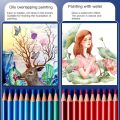 48/120/150/200 Colored Pencils Professional Oil Color Pencil Set Watercolor for Kids Drawing Art School Students Coloured Pencil. 