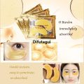 Difutagui Aobai Giao Beauty Gold Crystal Collagen Patches For Eye Moisture Anti-Aging 2025 Acne Eye Mask Korean Cosmetics Skin Care Moisturizing girl. 
