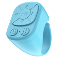 Scrolling Ring Remote Control for ,Bluetooth Page Turner Blue. 