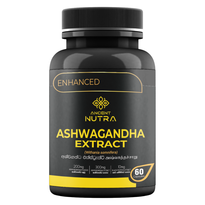 Ancient Nutraceuticals Ashwagandha Extract Capsule Bottle (10 time powerful than regular capsules )
