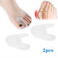Delysia King 2Pcs Silicone Toe Separator Adjuster Hallux Valgus Pedicure Corrector Bunion Bone Thumb Valgus Protector Feet CareHats & Caps. 