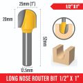 Round nose router bit 1/2"X1". 