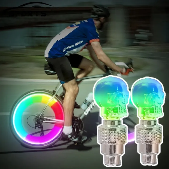 2Pcs%20Skull%20Motion%20Sensor%20Motorcycles%20LED%20Valve%20Caps%20/%20Car%20Bike%20Wheel%20Tire%20Dust-Proof%20Valve%20Cap%20Cycling%20Accessories%20-%20Image%203