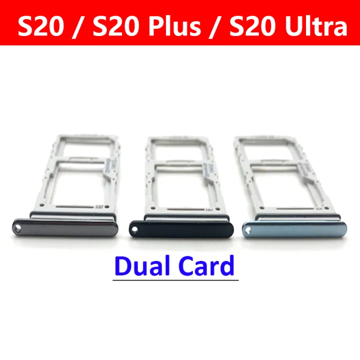 New%20For%20Samsung%20S21%20S20%20Plus%20Ultra%20Fe%20Dual%20SIM%20Card%20Slot%20SD%20Card%20Tray%20Holder%20Adapter%20Replacement%20Spare%20Parts%20-%20Image%206