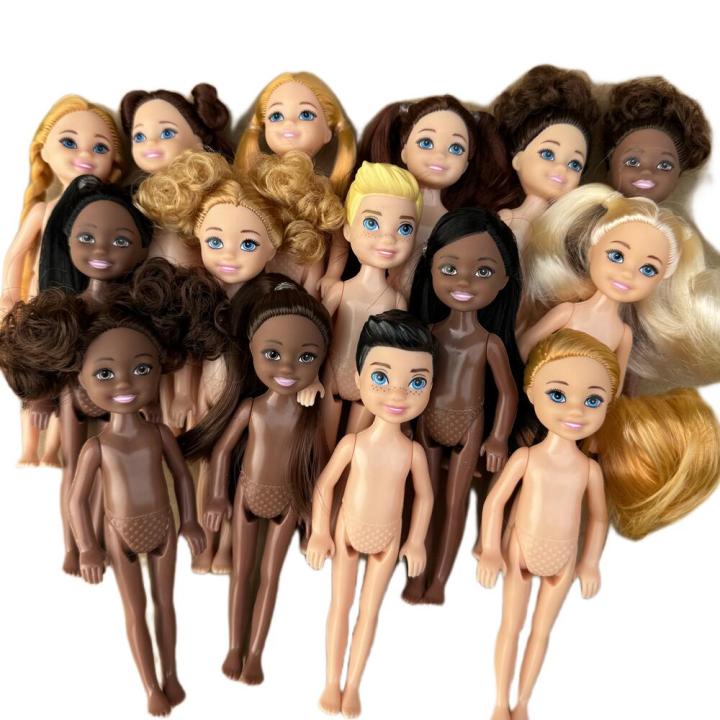 Male%20Doll%20Reborn%20Skin%20Nude%20Black%20Boy%20Brunette%20Ordinary%2013cm%20Mini%20Kelly%205%20Inch%20Small%20BJD%201/12%20Toy%20Girl%20Blonde%20Black%20Hair%20-%20Image%202