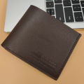 New Men Short PU Leather Wallet Simple Solid Color Thin Male Credit Card Holder Small Money Purses Business Foldable Wallet. 