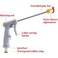 High Pressure Water Hose Nozzle Long Spray Nozzle Garden Hose Car Wash, Suitable for Cleaning Your Home, Car, Garden. 