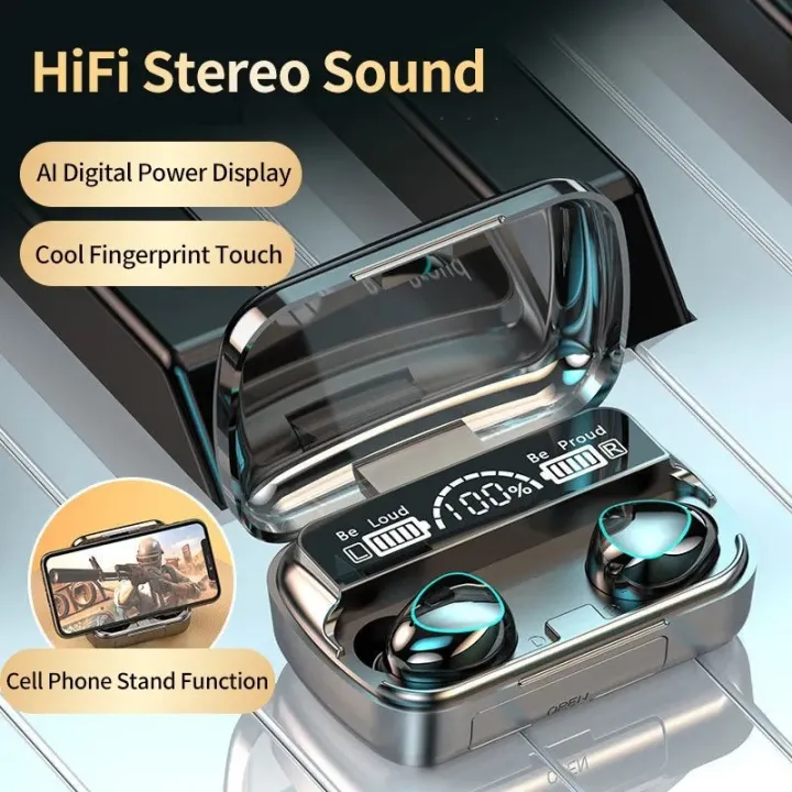 M10 TWS Bluetooth 5.0 Earphones M10 Wireless Headphones 9D Hifi Stereo Sports Waterproof Mini Wireless Earphone Headset Microphone android ios Bluetooth ear buds 9D TWS headphone airpods