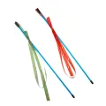Christmas Cat Toy Wand Teaser Cat String Toys Interactive Funny Plastic Portable Decorative Cat Teaser String Pet Wand Ribbon Stick Plastic Soft. 