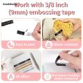 Anedshaop Handheld Labeling Machine 3D Embosser Label Machine Portable Lettering Portable Embossed Labeler Omega S Embossed Labeler for Home DIY. 
