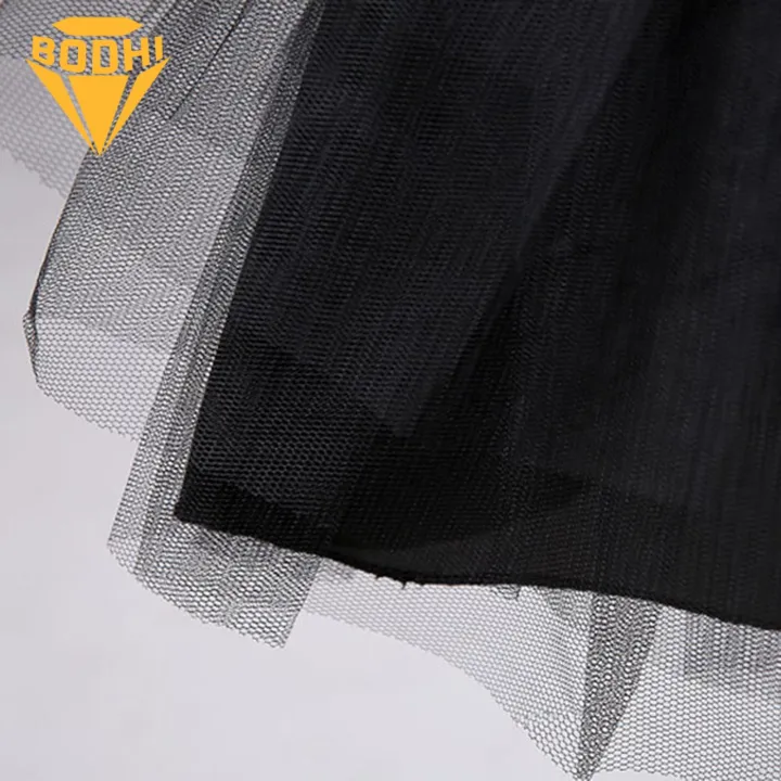 Three-dimensional%20Tailoring%20Skirt%20High%20Waist%20Tulle%20Petticoat%20with%20Bustle%20Detail%20for%20Women%20Wide%20Elastic%20Waistband%20Three-dimensional%20Tailoring%20Perfect%20for%20Skirt%20Bustle%20-%20Image%203