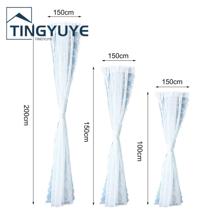 Exquisite%20Workmanship%20Window%20Treatment%20Wear-resistant%20Polyester%20White%20Lace%20Panel%20Sheer%20Curtain%20for%20Home%20-%20Image%205