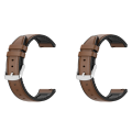 2X Leather Watchband Strap for Huawei Watch GT2 Pro Bracelet Band 22mm Wristband for Huawei WATCH Gt 2 Pro Brown. 