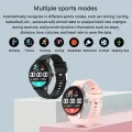 Z2 mart ports Watch 1.3'' Full-touch LCD creen 10mm Ultra-thin Body BT Dial-up Call Health Monitoring Multiple ports Mode Custom Dial Compatible with Android iOS. 