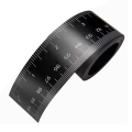 Flexible Magnetic Ruler with Both Inches and Centimeters Magnet Measuring Tape Magnetic Flexible Ruler. 