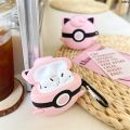 LutingCartoon Ball Bulbasaur Jigglypuff 3D Cartoon Case For Airpods 1 2 3 Pro Silicone Earphone Cover Wireless Headphone Box Cover. 