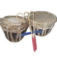 Sri Lankan Traditional Kos Thammattama Drum | Handmade Tammattama Percussion Instrument for Events & Ceremonies | Authentic Sri Lanka Cultural Drum | Temple, Festival & Dance Performance Instrument | Durable Wood Traditional Drum. 