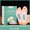 Foot patch 50 pieces in a box detox acne moxa leaf moxibustion to remove cold Relieve fatigue soothe the nerves help sleep Detox Foot Patch Lose Weight Fast Slimming. 