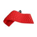 Colourful silicone rubber keyboard flexible roll up keyboard for PC laptop. 