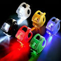 Bicycle Light Silicone LED 2 SIDE LIGHT Twin Side Waterproof Cycling Tail-Light Accessories. 