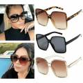 Oversized Big Vintage Square Women Giselle Designer Sunglasses Large Size. 