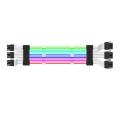Pc Case Extension Rgb Cable Computer Motherboard Power Supply Color Line 5v 8pin Argb Lighting Strip Streamer Transfer Adapter. 
