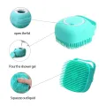 Silicone Soft Bath Shower Brush Body Scrubber with Soap Dispenser Silicone Massage Bath Brush Massage Skin Care Tool for Children Women Men. 