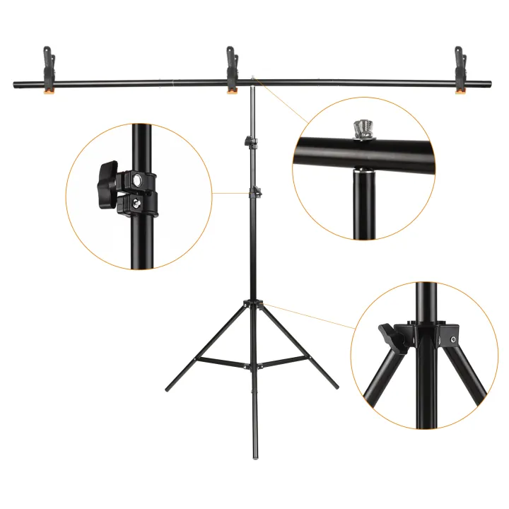 1.5%20*%202m/%205%20*%207ft%20Green%20Backdrop%20Screen%20%20Chromakey%20Background%20Photography%20Kit%20with%20Adjustable%20T-Shaped%20Background%20Stand%203pcs%20Backdrop%20Clamps%20-%20Image%204
