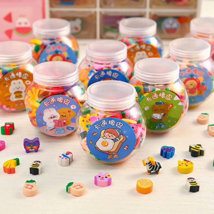 50pcs/box%20Pencil%20Eraser%20Rubber%20Kawaii%20Animal%20Fruits%20Erasers%20Student%20Gift%20Stationery%20For%20Kids%20-%20Image%202