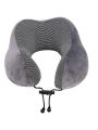 Travel Pillow 100% Pure Memory Foam Neck Pillow, Comfortable & Breathable Cover. 