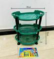 High Quality Premium Plastic small Rack 3 Layer Vegetable Rack Kitchen rack food Rack. 