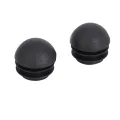 Spreeshop 4 Pcs 25mm Dia Plastic Round Tube Inserts End Blanking Caps Black. 