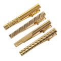 Tie Clip for Men Gold Color Luxurious Classic Simple Style Pin Clasp Bar Male Business Necktie Clip Clasp Metal Gift Accessories. 