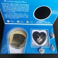 【CW】 Mussel Gift Oyster Pearls Pendant Necklace with Cage Locket. 