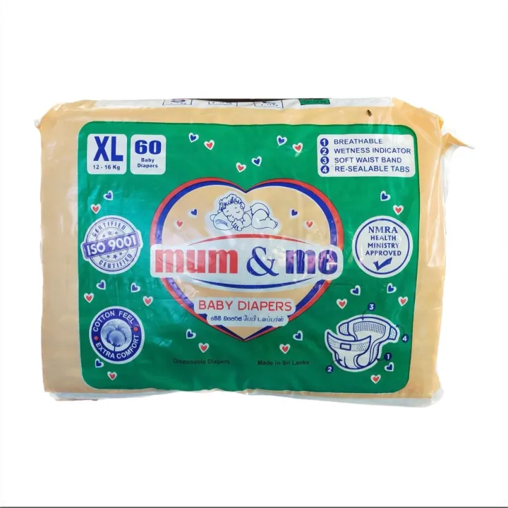 XL%2060%20Pcs%20Mum%20and%20Me%20Baby%20Diaper%20-%20Image%202