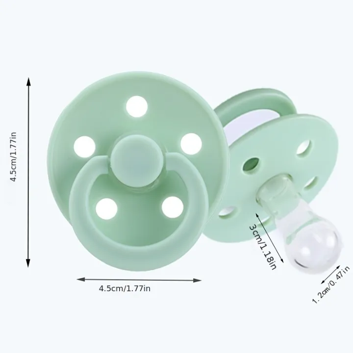 chibobaby%20Newborn%20Pacifier%20Baby%20Teether%20Happy%20Bite%20Silicone%20Children's%20Nipple%20Head%20Cartoon%20-%20Image%208