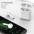 New I12 Tws Airpod Earbuds White Inpods 12 tws 5.0 pods Further I7s tws, i11 tws, i15 tws, Air dots, pro 4, pro 5, realme. 