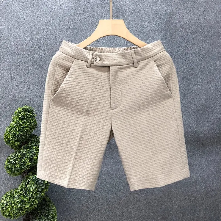 Light%20Business%20White%20Suit%20Shorts%20Men's%20New%20Fashion%20Summer%20Slim%20Straight%20Shorts%20Men's%20Thin%20Short%20Suit%20Pants%20-%20Image%205
