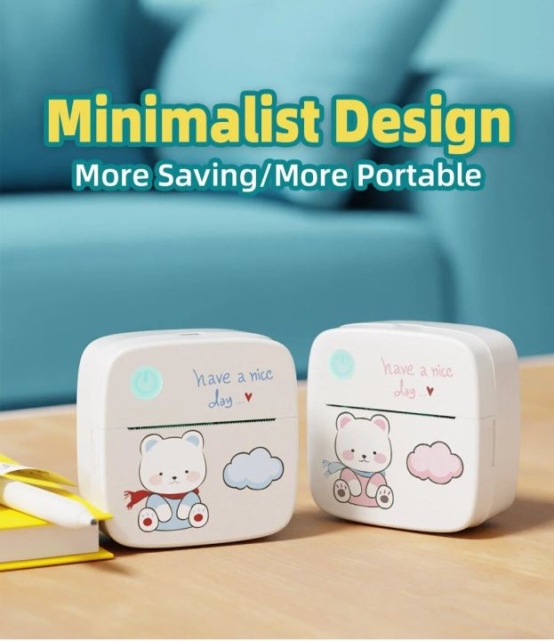 MIni Printer Label Thermal Printer Photo Picture Graffiti Machine Mini Wrong Question Printing