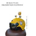 New Cartoon Children's Helmet Breathable Sturdy Bicycle Helmet Adjustable Tiger Pattern Safety Helmet Boys and Girls. 