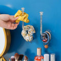 New Clear Acrylic Headband Display Rack Scrunchie Organizer Stand Holder With Hair Accessories Storage Shelf For Headbands. 