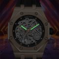 KINYUED Brand Fashion Business Luxury Silicone Strap Fully Automatic Mechanical Men's Watch. 