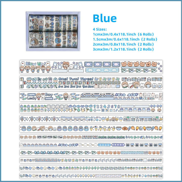 Panda%20Online%2012%20Rolls/Set%20Washi%20Tape%20Rainbow%20Twister%20boxed%20Cartoon%20Tapes%20Decorative%20Masking%20Sticky%20Paper%20Tape%20for%20Journals%20Diary%20DIY%20Crafts%20Gift%20Wrapping%20-%20Image%202