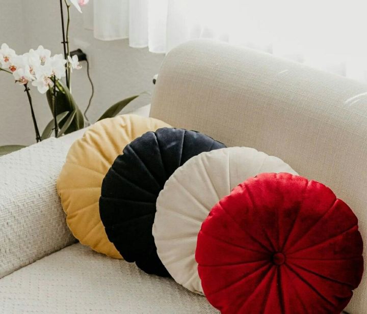 Round Decorative Cushion for your living room  sofa / Couch.