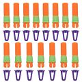 15 Pcs Oil Pastel Extender Metal Holder Crayon Holder Tool Extender Plastic Drawing Crayon Cap Crayon Pen Cap. 