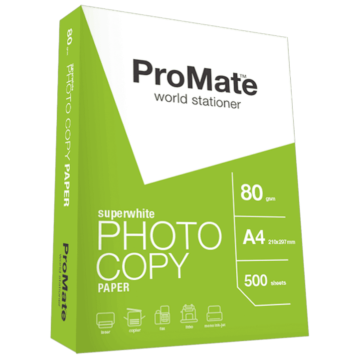 ProMate Photocopy Paper 80GSM A4 500 Sheets Pack