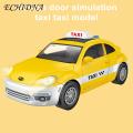 Toy Car with Nursery Rhymes Fun Festive Mini Taxi Toy with Lights Music Perfect Gift for Kids' Birthdays Christmas. 