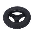 Walker Wheel, 4 Holes Wheelchair Wheel 250mm Alloy Steel Hub for Carts. 