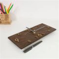 Rectangular Wooden Wall Clock 3D Big Hanging Clocks Retro Creative Home Living Room Office Decoration Wall Watch Quartz Clock. 